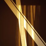 camera da letto righe gocce di colore